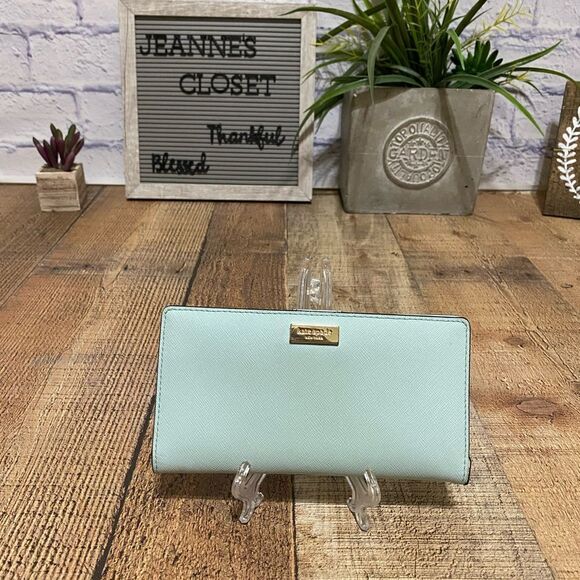 Kate spade Newbury Lane Stacy Wallet; Graceblue - Picture 1 of 14